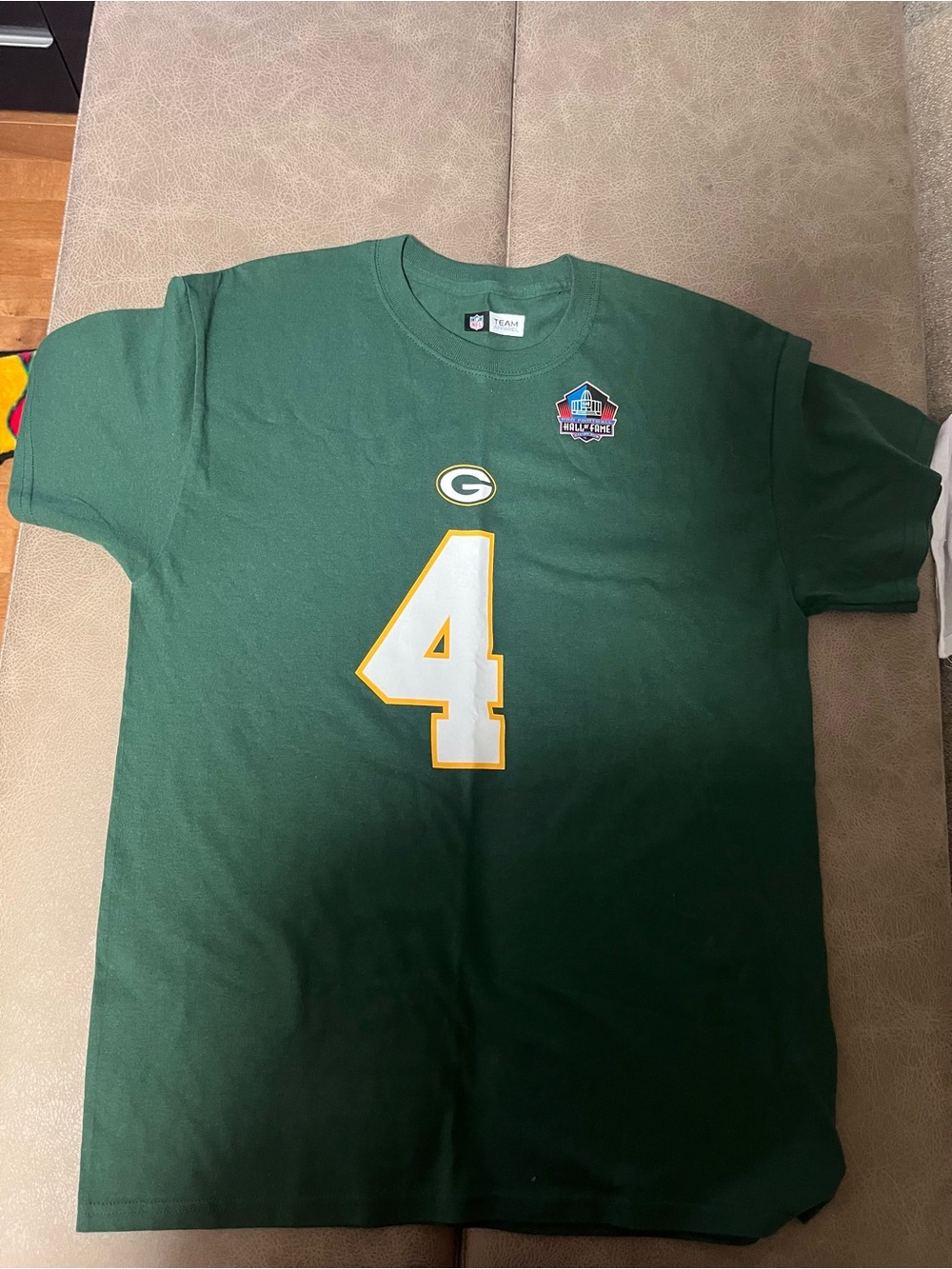 NFL Green Bay Packers Green #4 Men's NFL Tee medium